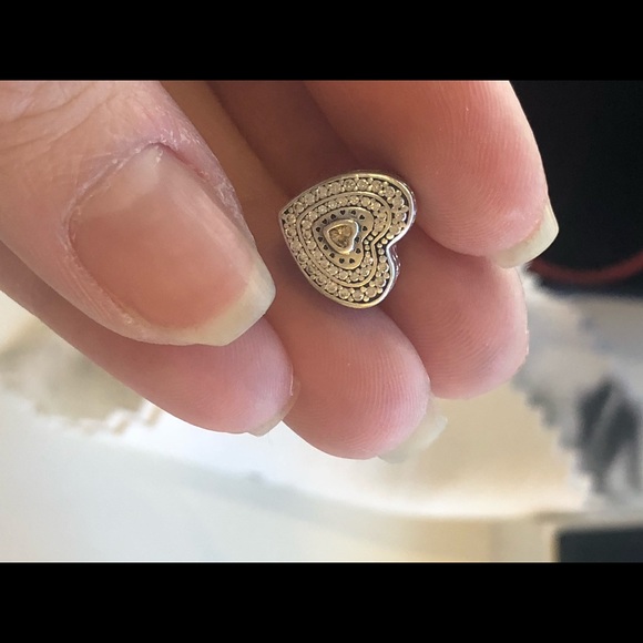 Pandora authentic 100%, pave heart shape - Picture 4 of 4